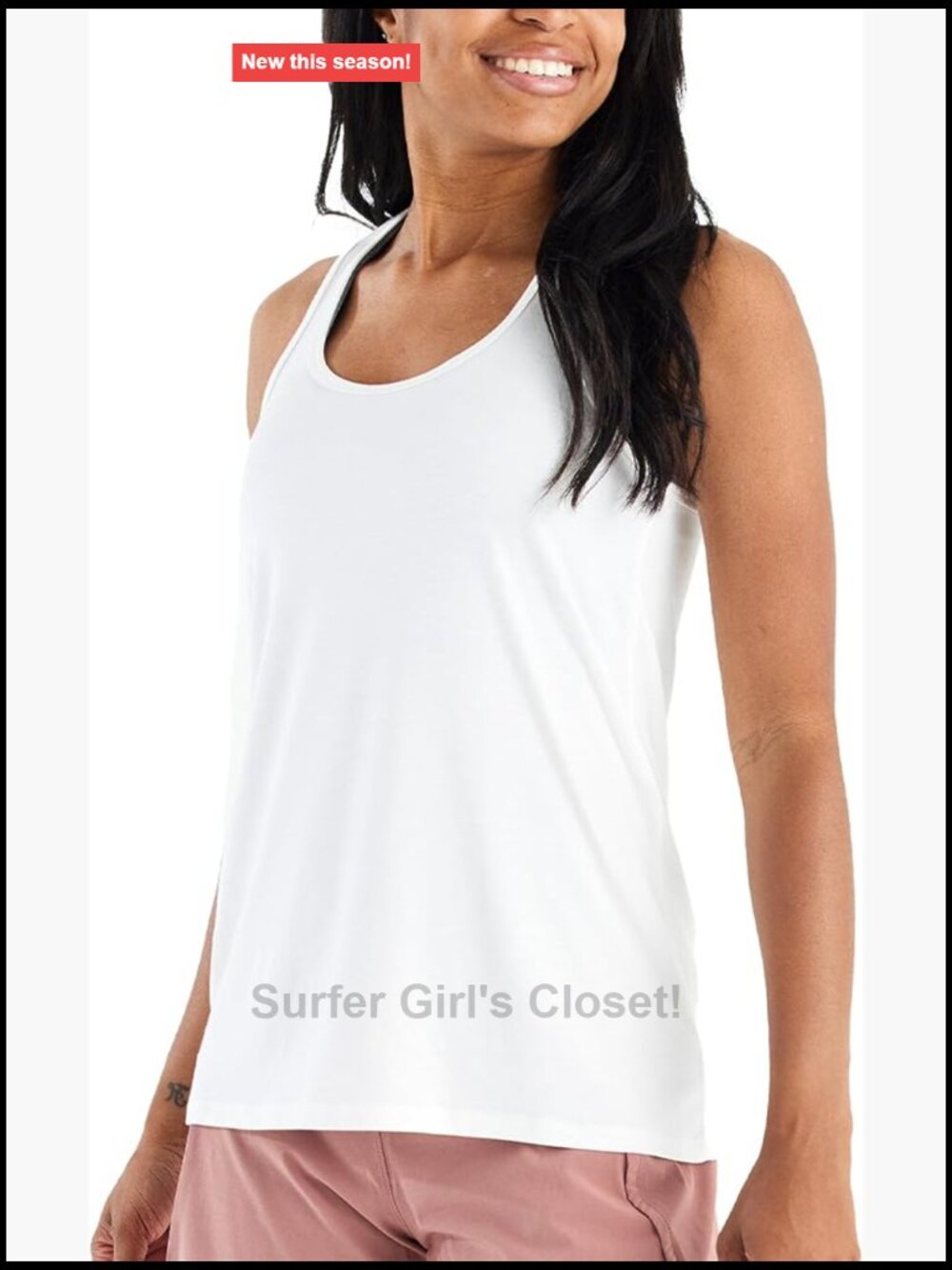 Women's Bamboo Viscose Racerback Tank Sleeveless Athletic Shirt